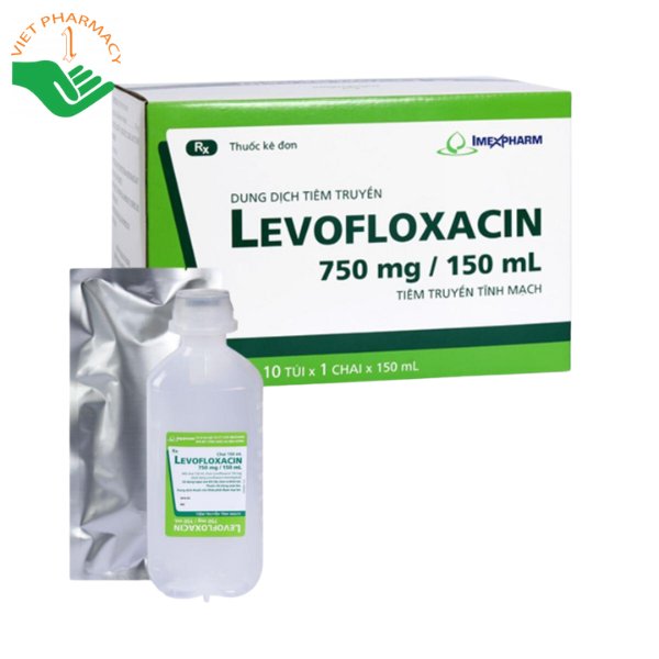 Thuốc kháng sinh Levofloxacin 750mg/150ml Imexpharm